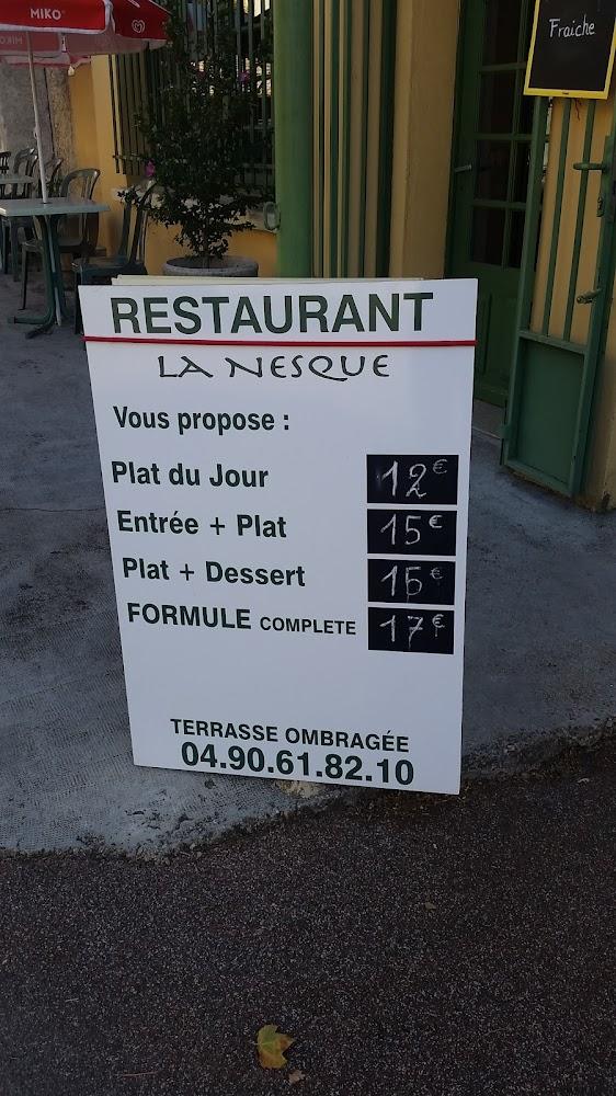 Restaurant La Nesque - Menu Image 1